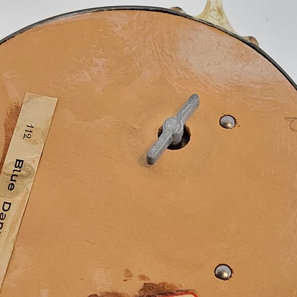 Vintage Prague Musical Powder Box Silver Tone Floral Lid 6" Plays Blue Danube - Picture 9 of 16